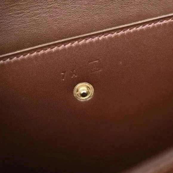 Hermes Marron Fonce Box Calf Piano Handbag - Picture 10 of 10